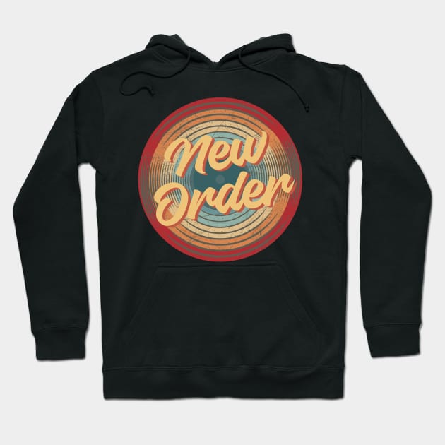 new order vintage circle Hoodie by musiconspiracy